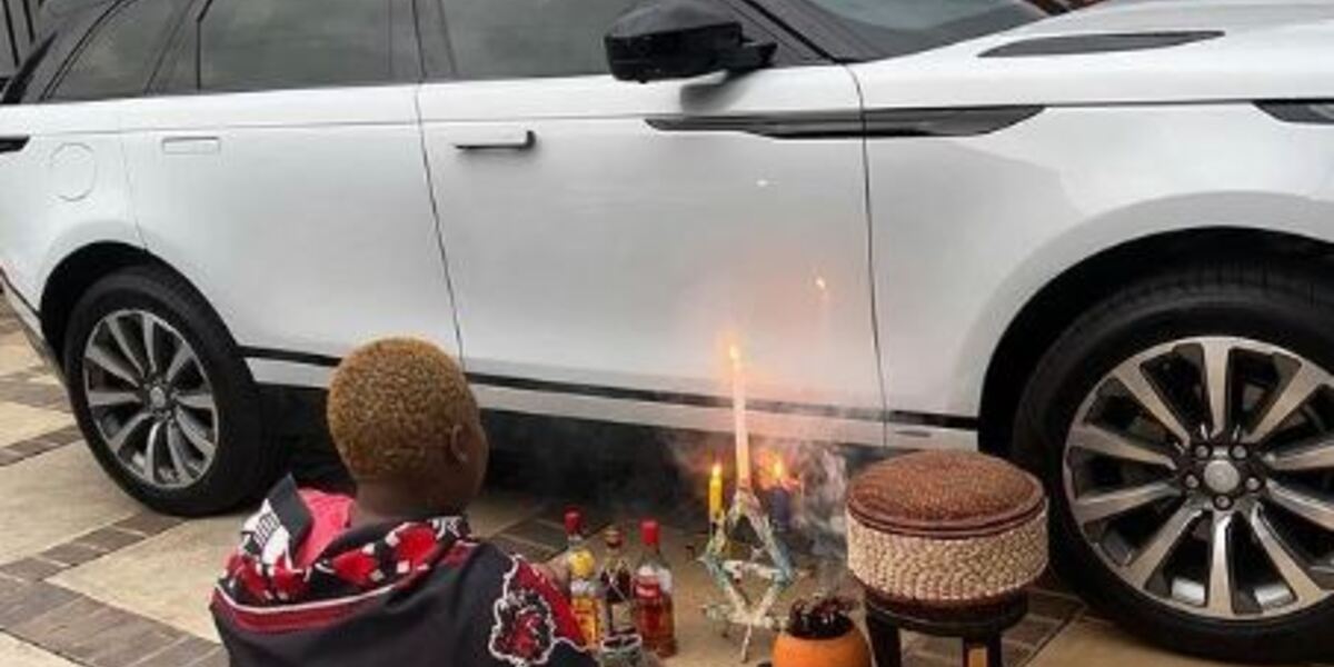 Gogo Maweni shows off her new ride