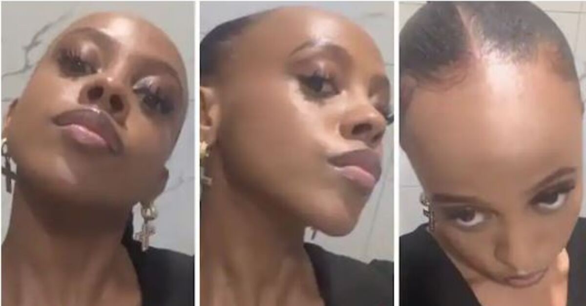 Woman Embracing Her Beauty With Big Forehead - Video