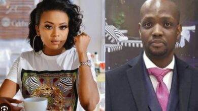 Drama as Lerato Kganyago's husband fights the landlord after failing to pay his rent