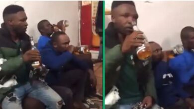 Men Who Allegedly Stole Alcohol Forced To Drink It  - Video