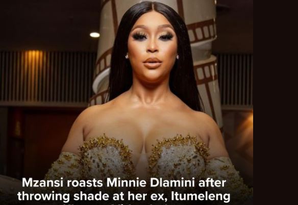 Minnie Dlamini fired shots at her ex, Itumeleng Khune, live on TV - Video