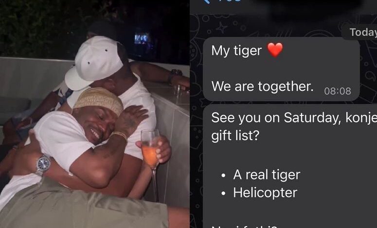 WhatsApp chats: Somizi’s new boyfriend wants to buy him a helicopter