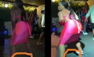 Cyan Boujee’s tampon falls off on stage while dancing at a show (Video)