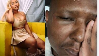 Cyan Boujee heavily beats up her manager until he passes out in Nelspruit