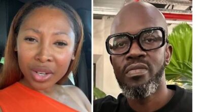 Enhle Mbali finds a new man, urges Mzansi to move on from her & Black Coffee – WATCH