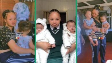 Teen Mom Passes Matric Year for Her Adorable Twin Daughters