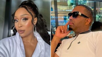 Minnie Dlamini throws shades at ex-boyfriend Itumeleng Khune again