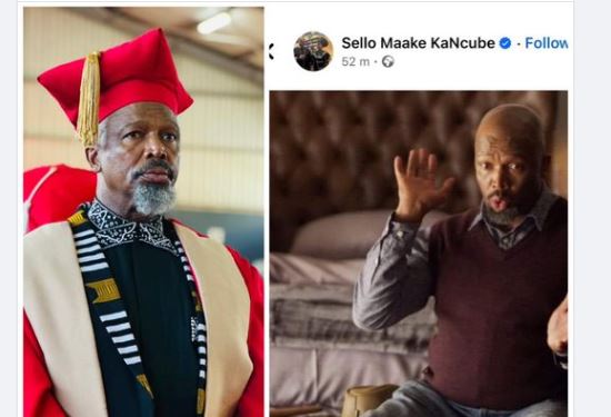 Actor Sello Maake KaNcube has finally responded