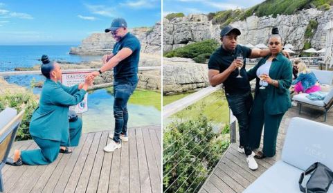 Mzansi reacts to woman who engaged her man