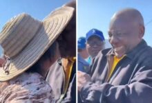 President Cyril Ramaphosa Gives Female Fan a K!SS - Video