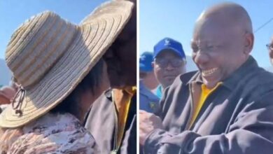 President Cyril Ramaphosa Gives Female Fan a K!SS - Video