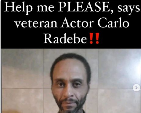 Veteran 'Backstage' actor Carlo Radebe asks public for financial assistance again