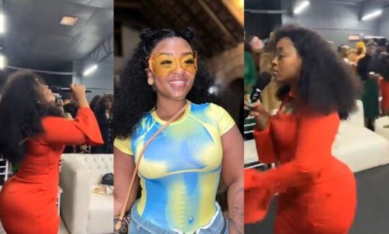 Sangoma Gogo Skhotheni turns heads in church with powerful ministration (Video)