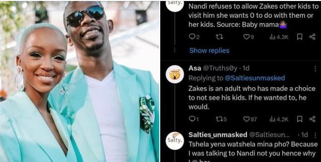 Nandi Madida Doing What To Her Husband Zakes Bantwini