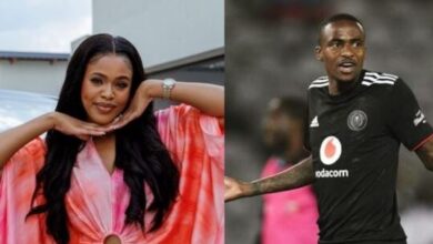 Mzansi gushes over Natasha Thahane and Lorch’s son showing football skills (Video)