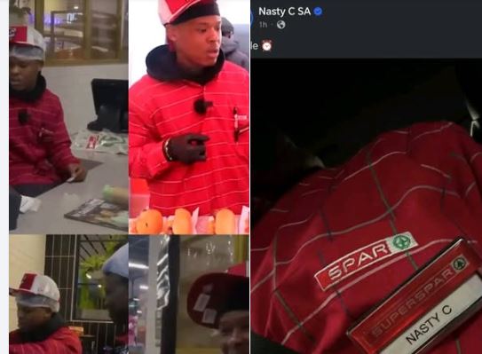 Nasty C now working at SPAR to pay his bills
