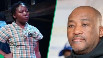 Lerato Mvelase stormed on stage at Nandi Nyembe's memorial service and tore Gayton McKenzie to pieces
