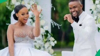 Ntando Duma and Hubby Introduce New Bundle of Joy in a Photo 