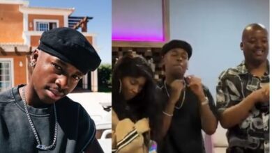 Ciza unites parents TK Nciza and Nhlanhla Mafu in studio (Video)