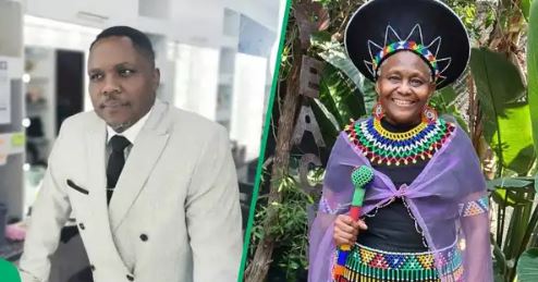 Meshack Mavuso Recreates Famous Scene at Nandi Nyembe’s Memorial,