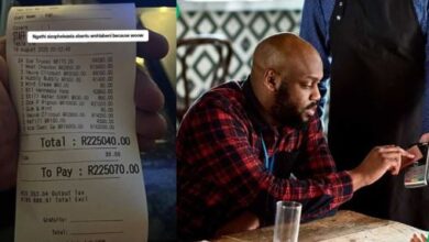 TikTok user reveals diner who spent R225 040 left only a R30 tip for their waiter