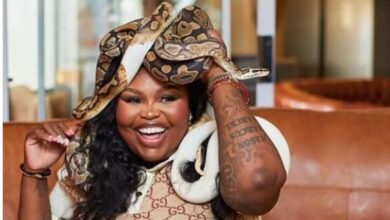 Gogo Maweni shows off cute moment with her babies ‘snakes’ (photos)