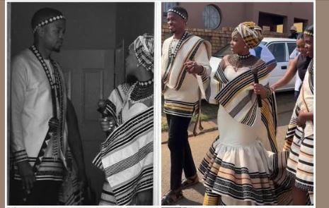 Mpho Popps and Latoyah Mei-Modikoane's traditional wedding