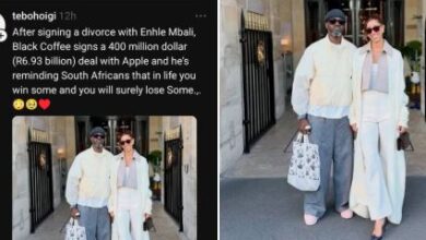 South African DJ Black Coffee has reportedly signed a $400 million deal with Apple!