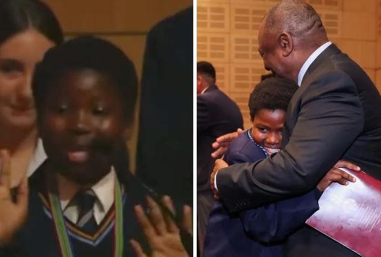 ‘Hello, Cupcake!’: Student’s greeting to Ramaphosa goes viral [video]