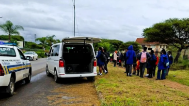 Scholar transport horrors: Driver flees after police intercept seven-seater minibus packed with 22 learners