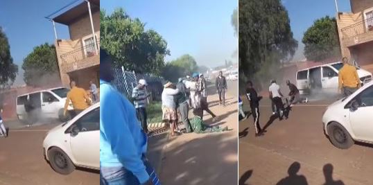 Scholar Transport Burst Into Flames With Children Onboard - Video
