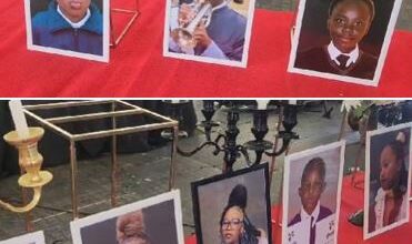Mass Memorial for 14 children killed in Vaal crash - Video