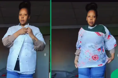 Woman Wears Her Entire Wardrobe to Avoid Luggage Fees - Video