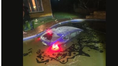 Drunk Driver Arrested After Vehicle Crashes Through Wall Into Swimming Pool