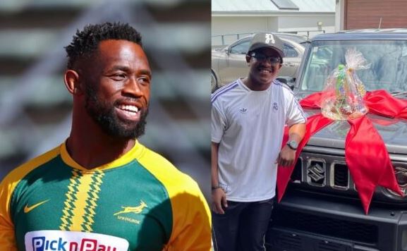 Siya Kolisi gifts brother Liyema a brand-new car - Photos