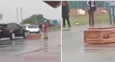 Coffin Falls From Hearse on D1200 Road, Driver Allegedly Continues Driving in Tzaneen